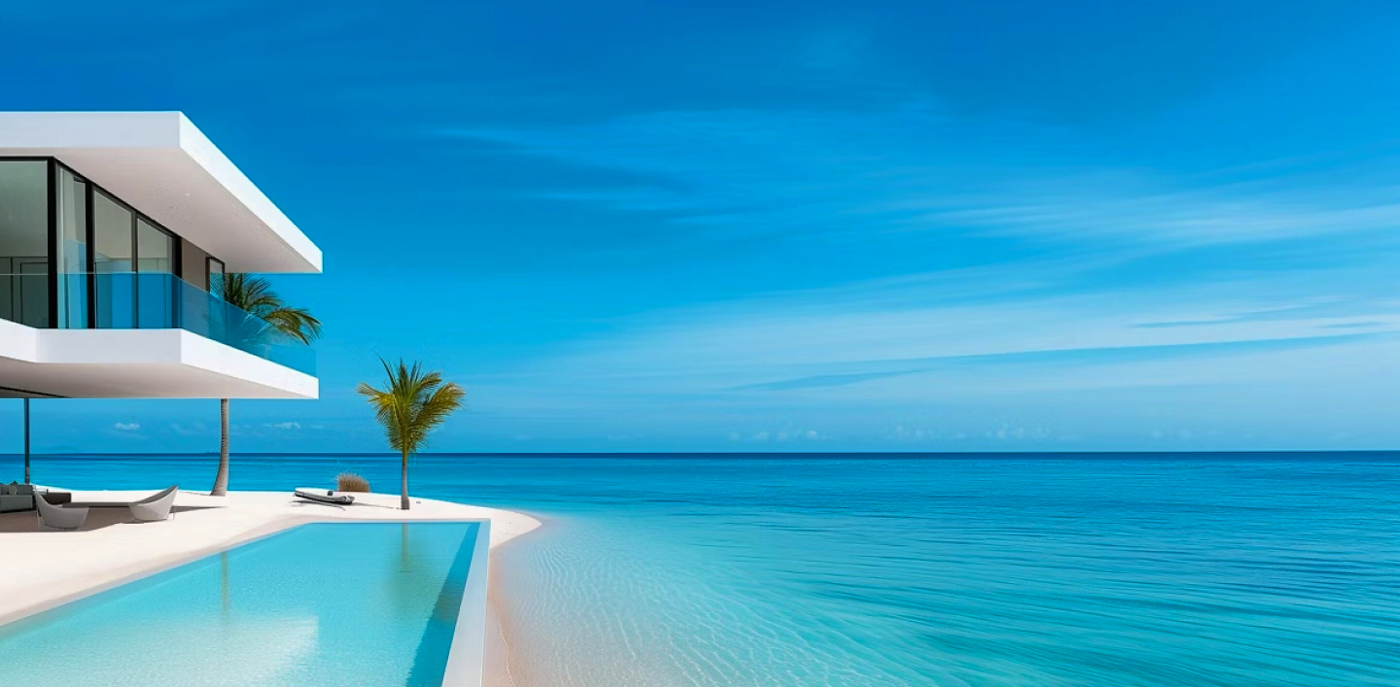 Beachfront luxury villa in the Riviera Maya