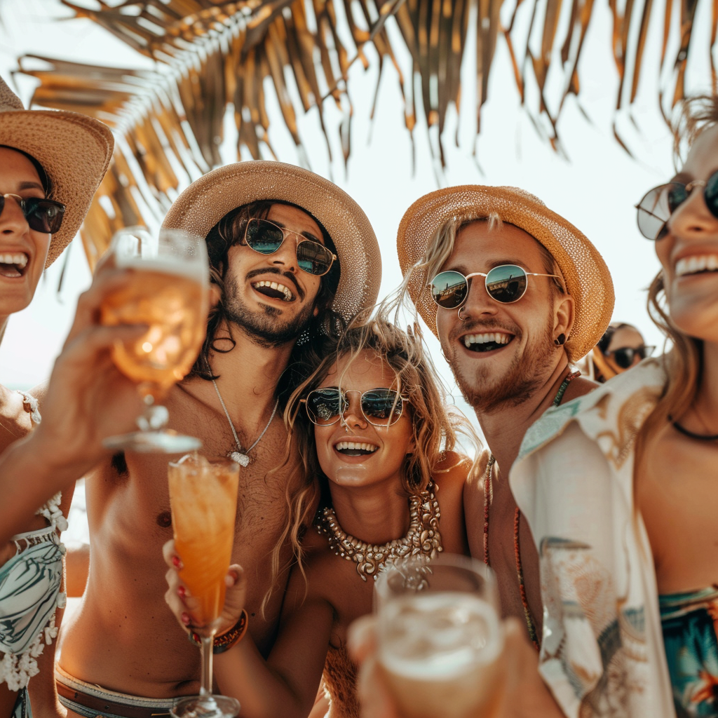 globaldigital uple of friends having fun at a beach club 56a44c95 8bb7 42b0 a55d 52922856f2ea