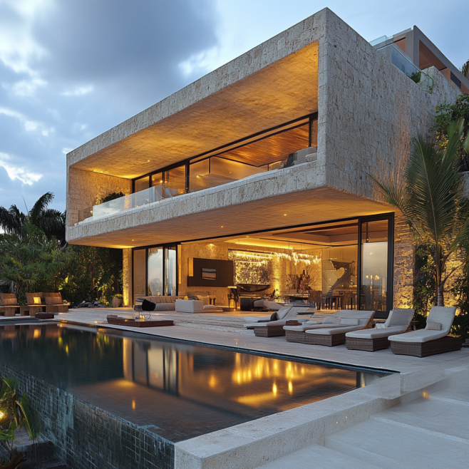 luxury house in mexico