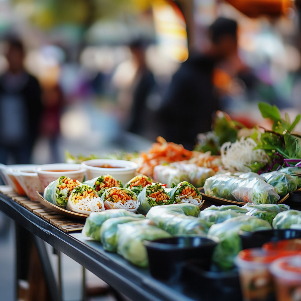 globaldigital a photorealistic urban street food scene in spr 6f746a38 d964 4c9e b1b7 fca57d3298d0 3